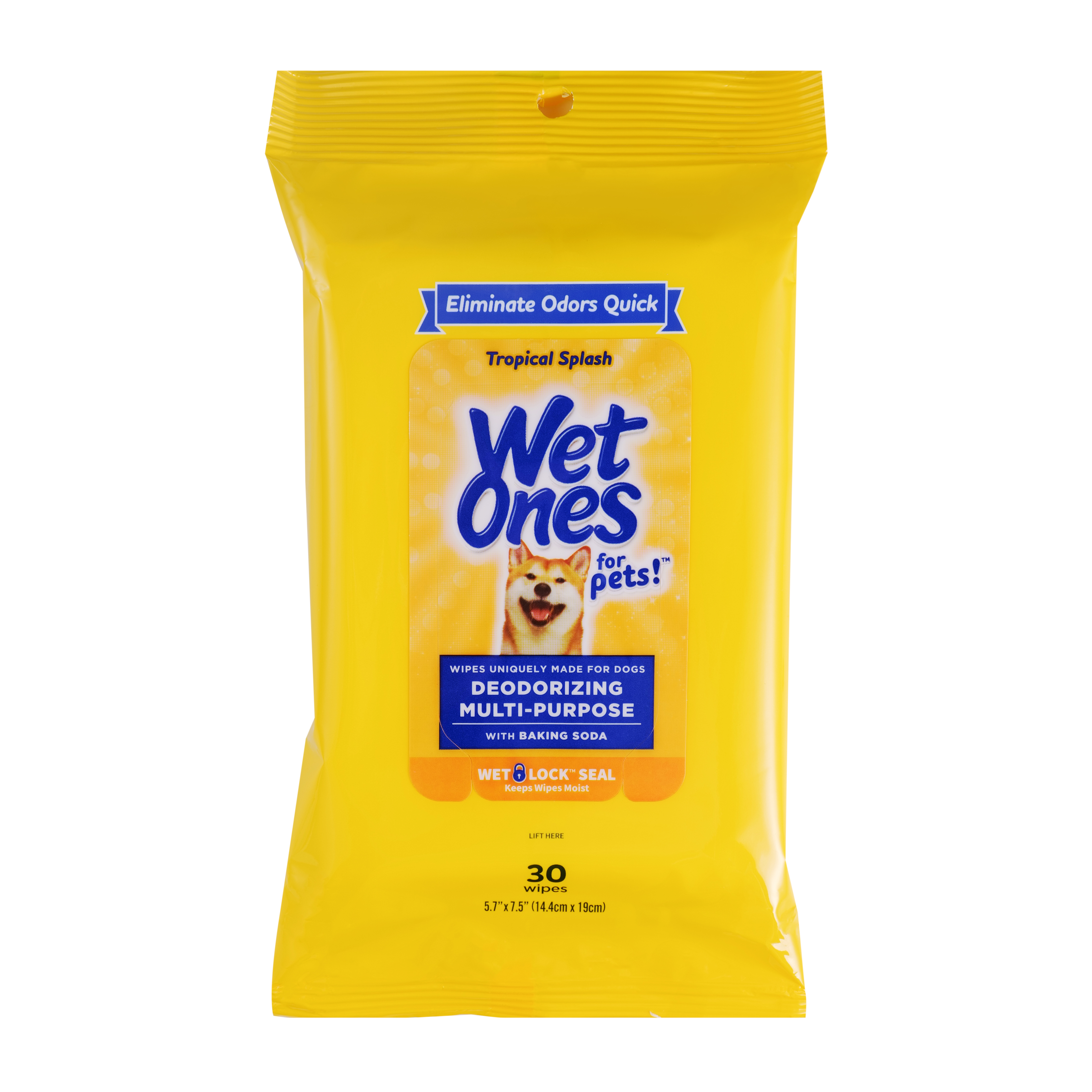 Wet Ones for Pets Deodorizing MultiPurpose Dog Wipes With Baking Soda